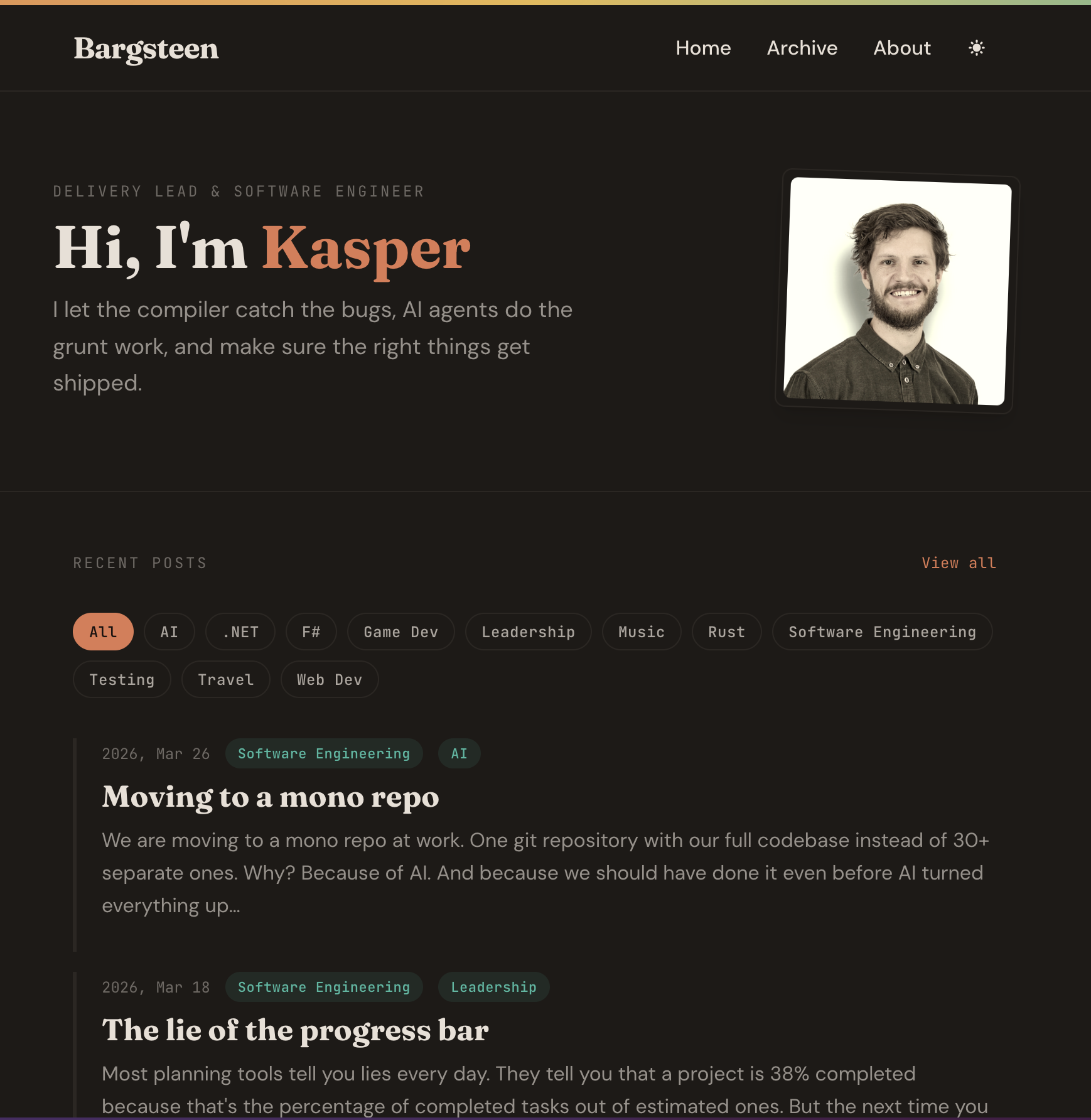 The final design after iterating with the frontend design skill